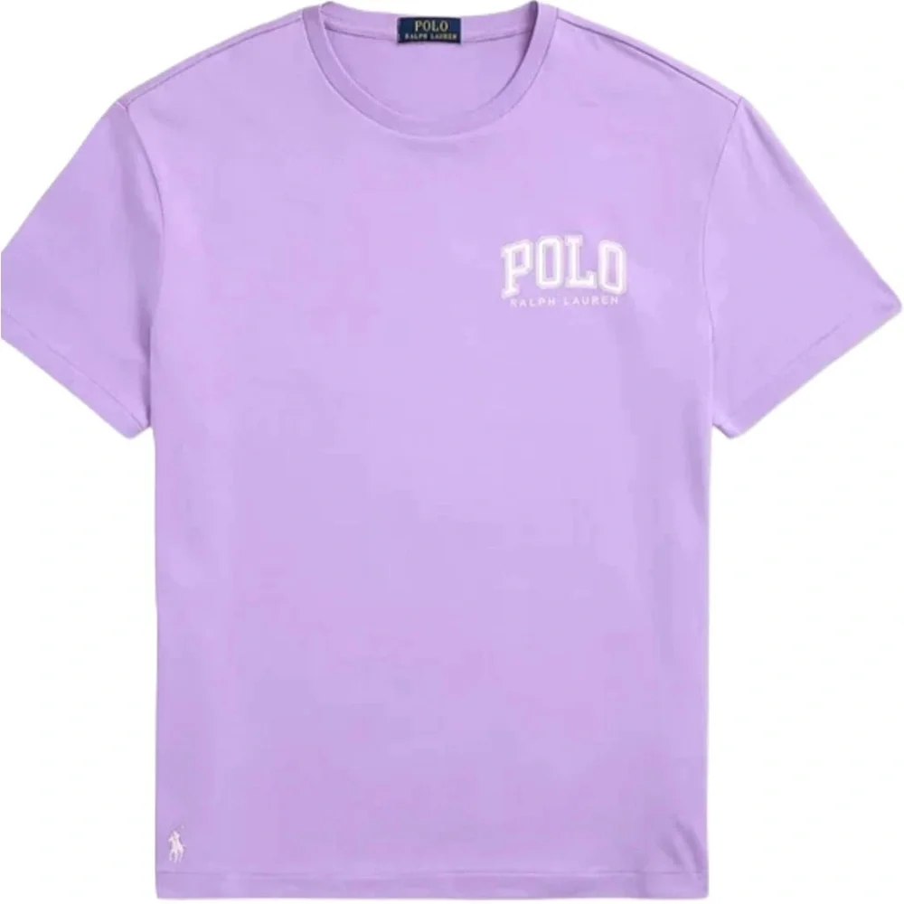 MENS POLO RALPH LAUREN S/S T-SHIRT~SZ XXL~LAVENDER/LOGO